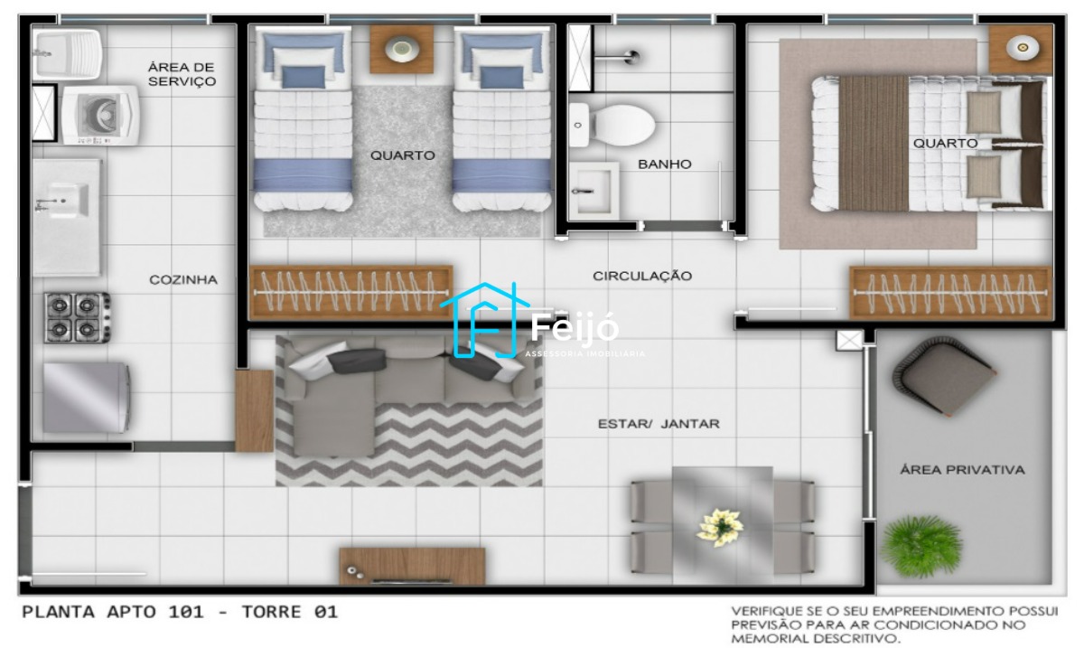 Apartamento à venda com 2 quartos, 41m² - Foto 14