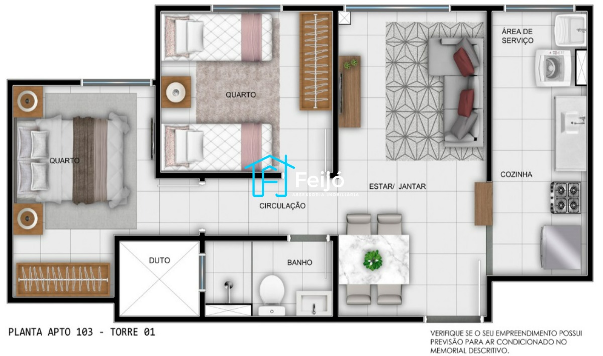 Apartamento à venda com 2 quartos, 41m² - Foto 16